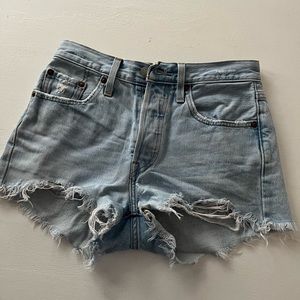 Levi cutoff shorts